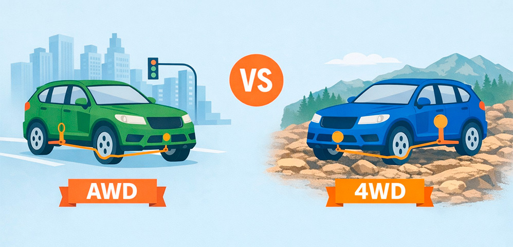 Какой полный привод лучше: AWD или 4WD